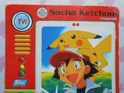 SACHA #TV1 - TOPPS TV ANIMATION EDITION - CARTE POKEMON - BON ETAT - Image 5