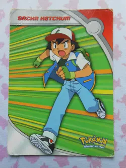SACHA KETCHUM #HV1 - TOPPS TV ANIMATION EDITION 2000 - POKEMON - TRES BON ETAT - Image 1