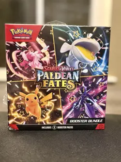 Pokemon TCG Scarlet & Violet Paldean Fates Booster Bundles Factory Sealed - Image 1
