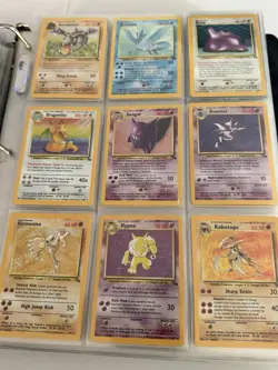 1999 Pokemon Base Set 102/102 Jungle 64/64 Fossill 62/62 COMPLETE + more binder - Image 4