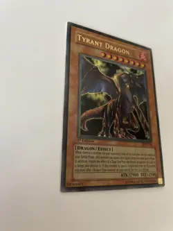 Yugioh Tyrant Dragon LOD-034 (Ultra Rare) 1st Edition LP/MP - Image 2