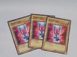 Yugioh! Playset 3x Harpie Lady - RP01-EN025 - Common - Unlimited Edition NM - Image 1