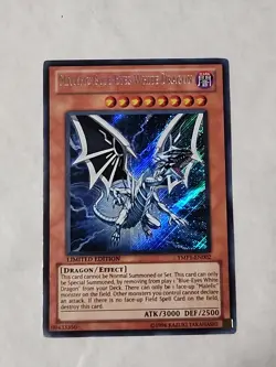 Yugioh - Malefic Blue-Eyes White Dragon YMP1-EN002 Limited Secret Rare LP - Image 1