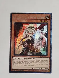 Yugioh Ghost Ogre & Snow Rabbit RA04-EN015 Prismatic Collector Rare - Image 1