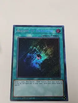 Yugioh Quarter Century Bonanz Allure Of Darkness Platinum Secret Rare RA03-EN055 - Image 1