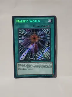 Yugioh TCG Malefic World YMP1-EN008 Limited Edition Secret Rare NM - Image 1