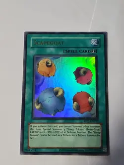 Yu-Gi-Oh! TCG Scapegoat Retro Pack RP01-EN090 Unlimited Ultra Rare - Image 1