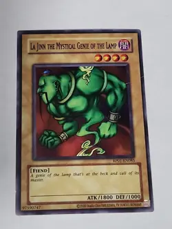 La Jinn The Mystical Genie of the Lamp RP01-EN085 2024 Reprint Super Rare Mint - Image 1