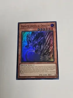 Yugioh Primite Imperial Dragon ROTA-EN013 Ultra Rare 1st Ed Near Mint - Image 1
