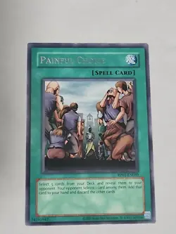 Yu-Gi-Oh! Painful Choice RP01-EN059 Rare Unlimited NM - Image 1