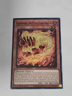 Yu-Gi-Oh! Salamandra, the Flying Flame Dragon - Maze of Millennia (MZMI-EN002) - Image 1