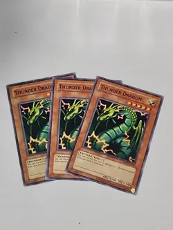 3x Playset Thunder Dragon - RP01-EN040 - Common - Retro Pack 2020 Date Reprint - Image 1
