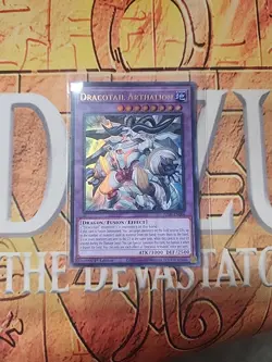 Dracotail Arthalion JUSH-EN006 Ultra Rare 1st Ed NM Yugioh - Image 1