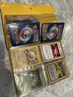 Bulbasaur Vintage Pokemon Trading Card Binder Damaged. With Original Gen Cards - Image 5