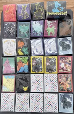 Pokemon TCG ETB Card Sleeves Sealed Lot Of 28 - Image 1