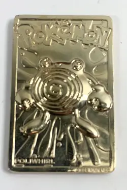 1999 Nintendo Pokemon 23K Gold Plated Cards Charizard Togepi Poliwhirl - Image 4