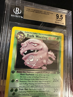 Dark Weezing - 31/82 - Rare 1st Edition Team Rocket BGS 9.5 Gem Mint Card - Image 3