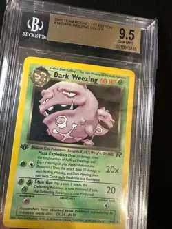 Dark Weezing - 31/82 - Rare 1st Edition Team Rocket BGS 9.5 Gem Mint Card - Image 4
