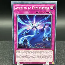 Ashened to Endlessness LEDE-EN096 1st Edition MISCUT Yugioh Card - Image 1
