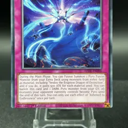 Ashened to Endlessness LEDE-EN096 1st Edition MISCUT Yugioh Card - Image 2
