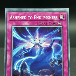 Ashened to Endlessness LEDE-EN096 1st Edition MISCUT Yugioh Card - Image 3