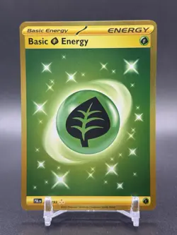 Basic Grass Energy 278/193 Sv02: Paldea Evolved Gold Hyper Rare Card Pokemon TCG - Image 1