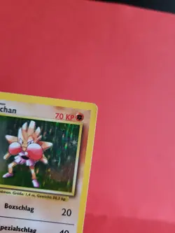 Pokemon Karte/card - Nockchan Hitmonchan 7/102 - Base Set - Holo - Vg-Exc - Image 3
