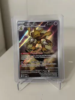 Pokemon TCG Alakazam Pokemon center stamped Promo Card - Image 1