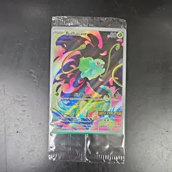 Pokemon Card Bulbasaur 133/132 Mega Evolution Stamped Promo Sealed - Image 1
