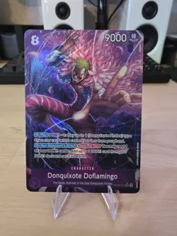 Donquixote Doflamingo Alt Art OP10-071 SR Royal Blood English One Piece Card - Image 1
