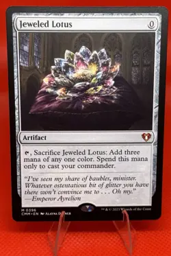 MTG: Commander Masters NM Jeweled Lotus #0396 Card M Mythic - Image 1