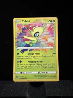 Pokemon Card TCG - Celebi 009/185 Amazing Rare Vivid Voltage Near Mint - Image 1