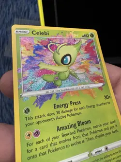 Pokemon Card TCG - Celebi 009/185 Amazing Rare Vivid Voltage Near Mint - Image 2