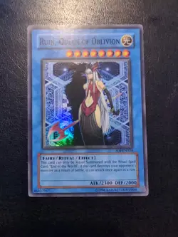 Yu-Gi-Oh! SUPER RARE CARD RUIN QUEEN OF OBLIVION SOI-EN034 VLP - Image 1