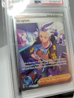 PSA 10 Drayton 244/191 SIR Surging Sparks SSP Pokemon Card GEM MINT - Image 2