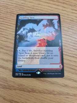 MTG Scalding Tarn- VLP - Zendikar Rising Expeditions Magic the Card # 7 - Image 1