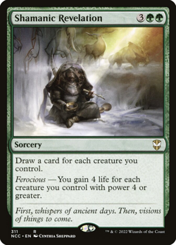 Shamanic Revelation [New Capenna Commander] M/NM MTG Magic - Image 1