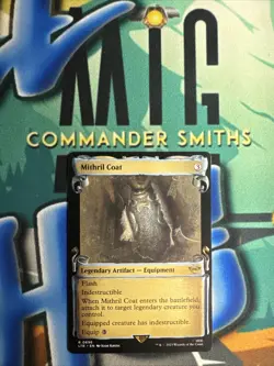 Mithril Coat 🔥 Scrolls Showcase NonFOIL 🔥 Borderless MTG NM LOTR (0696) Retro - Image 1