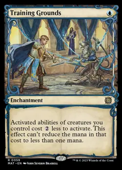 Training Grounds (Showcase) [March of the Machine: The Aftermath] Magic MTG - Image 1
