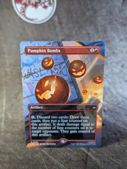MTG, Pumpkin Bombs (#0026), Marvel's Spider-Man, Borderless, Non-Foil, NM Rare - Image 1