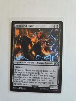Reno and Rude - Final Fantasy - NM - MTG Magic - Uncommon - Creature - Image 1