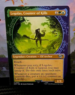 magic the gathering - Legolas, Counter of Kills - Legendary Creature - ElfArcher - Image 1