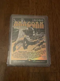 Aragorn, the Uniter (Borderless Poster) Universes Beyond: Foil - Image 1