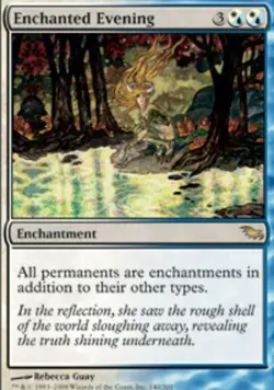 Slightly Played, English - 1 x MTG Enchanted Evening Shadowmoor - Image 1