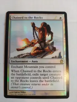 Chained to the Rocks Theros Foil - Image 1