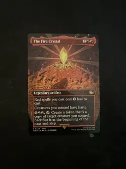 The Fire Crystal (Borderless) Final Fantasy Regular - Image 1