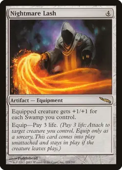 1x Nightmare Lash - Mirrodin - EX - German - MTG - Image 3