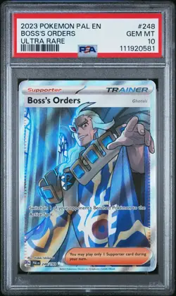 2023 PSA 10 Boss's Orders #248 Ultra Rare UR FA Pokemon TCG SV Paldea Evolved - Image 1