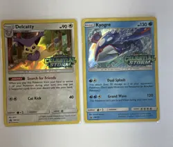 Pokemon Set of 4 Celestial Storm Prerelease Promo SM129 SM130 SM131 SM132 LP - Image 3