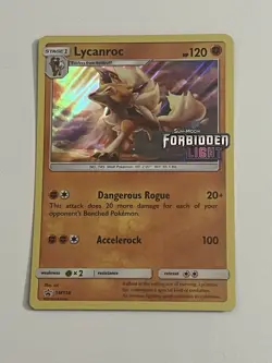 Pokemon TCG Lycanroc - SM118 (Prerelease Promo) - SM Black Star Promo NM/M - Image 1